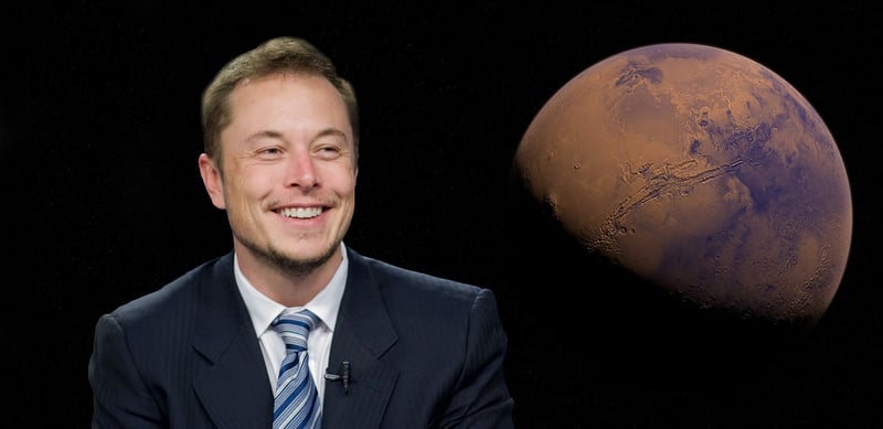Elon Musk with Tesla and SpaceX