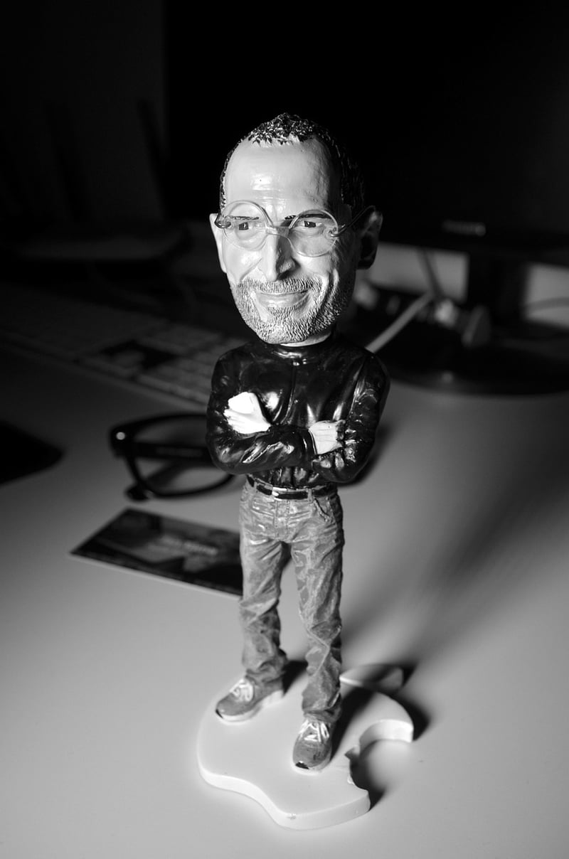 Steve Jobs with Apple Products